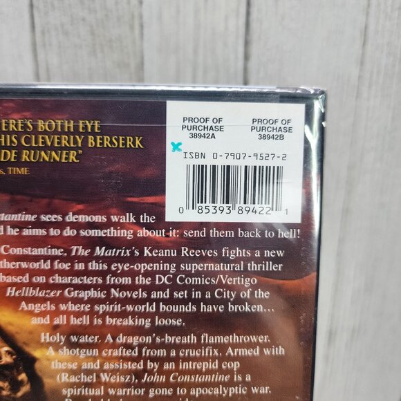 Constantine DVD 2005 Widescreen - Keanu Reeves - NEW! - Picture 3 of 4